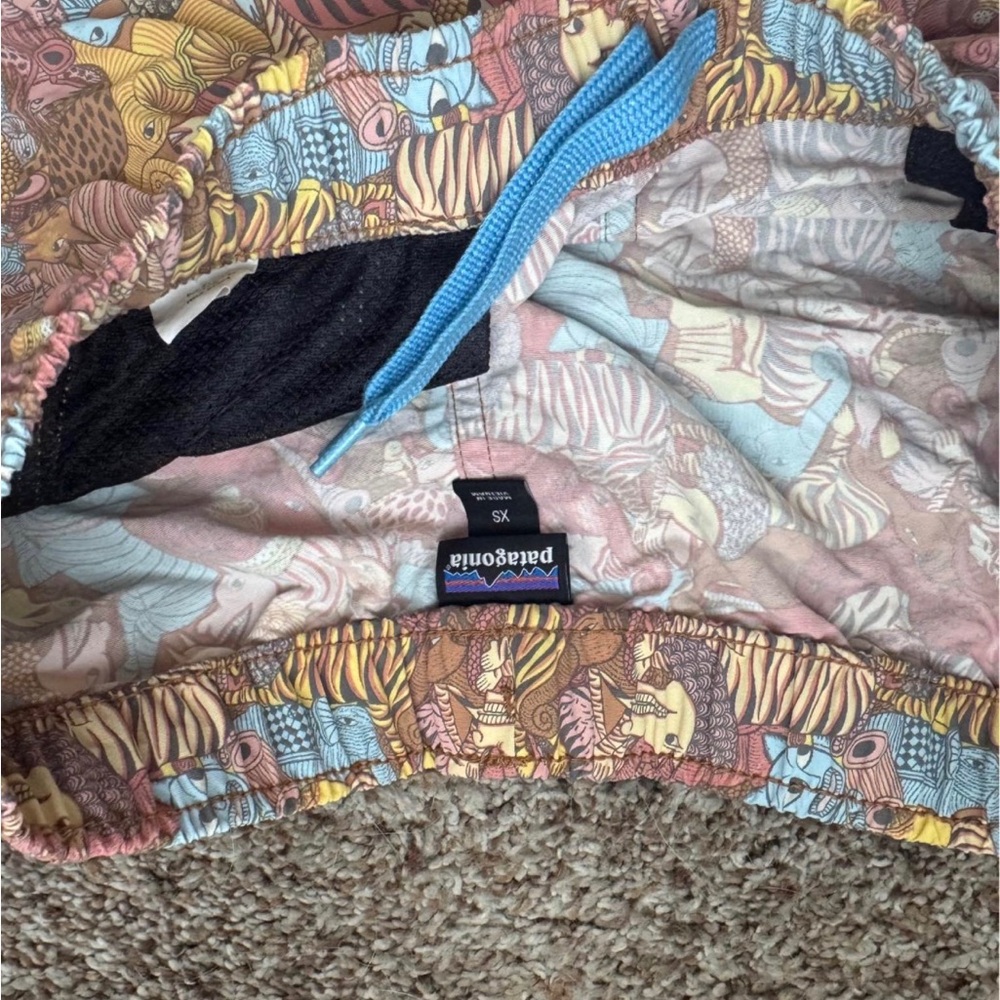 Patagonia Colorful Animal Print Shorts